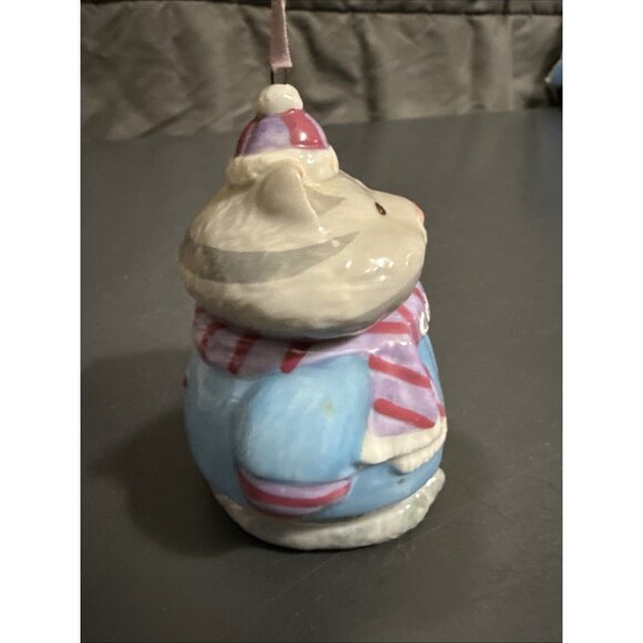 Hallmark 1996 Keepsake Cookie Jar Friends CARMEN Ceramic CAT Ornament - Picture 9 of 13